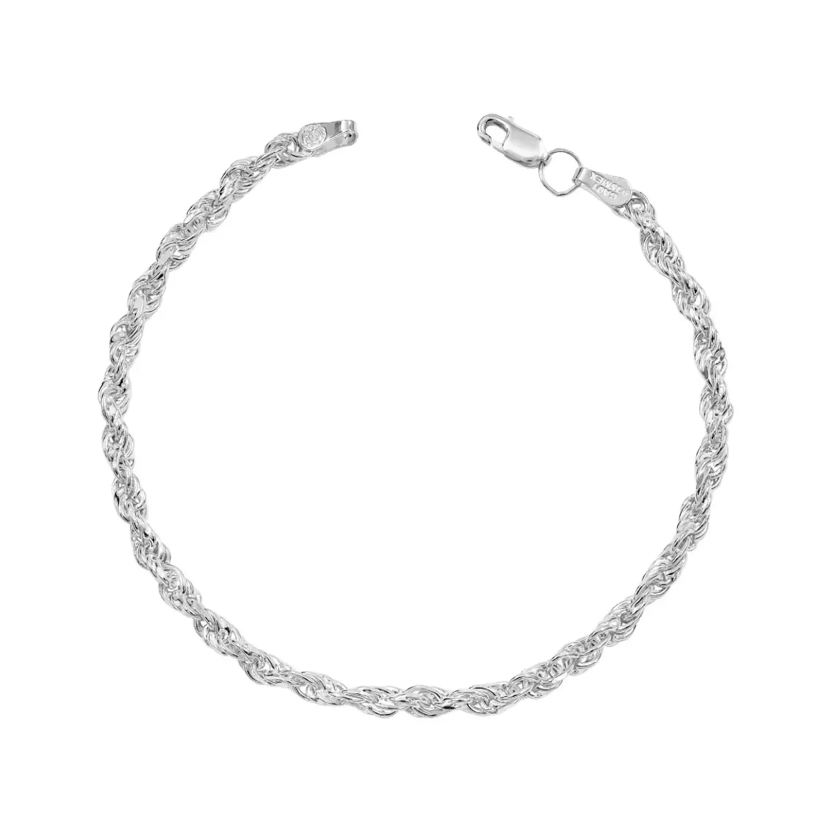 Pulsera Cadena Torzal Plata 925 para Hombre robusta y elegante, diseño artesanal mexicano, estilo moderno y sofisticado para