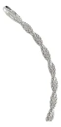 Pulsera Plata 925 Tejido Torzal Espuma Mar Italiana para Mujer - Imagen 4