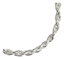 Pulsera Plata 925 Torzal Gruesa Caballero - Imagen 3