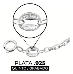 Pulsera Plata 925 Trébol Ajustable con Cordón Negro 20 cm - Imagen 3