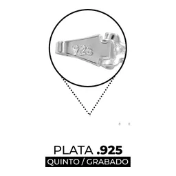 Pulsera Plata 925 Tres Tréboles Unidos Esmalte Negro - Imagen 3