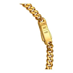 Pulso Cubano de Oro 10k 4 mm 18 cm con Zirconia - Imagen 3