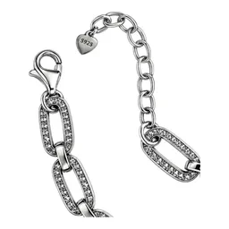 Pulso Ovalado de Plata .925 con Zirconia Ajustable 19 a 23 cm - Imagen 3