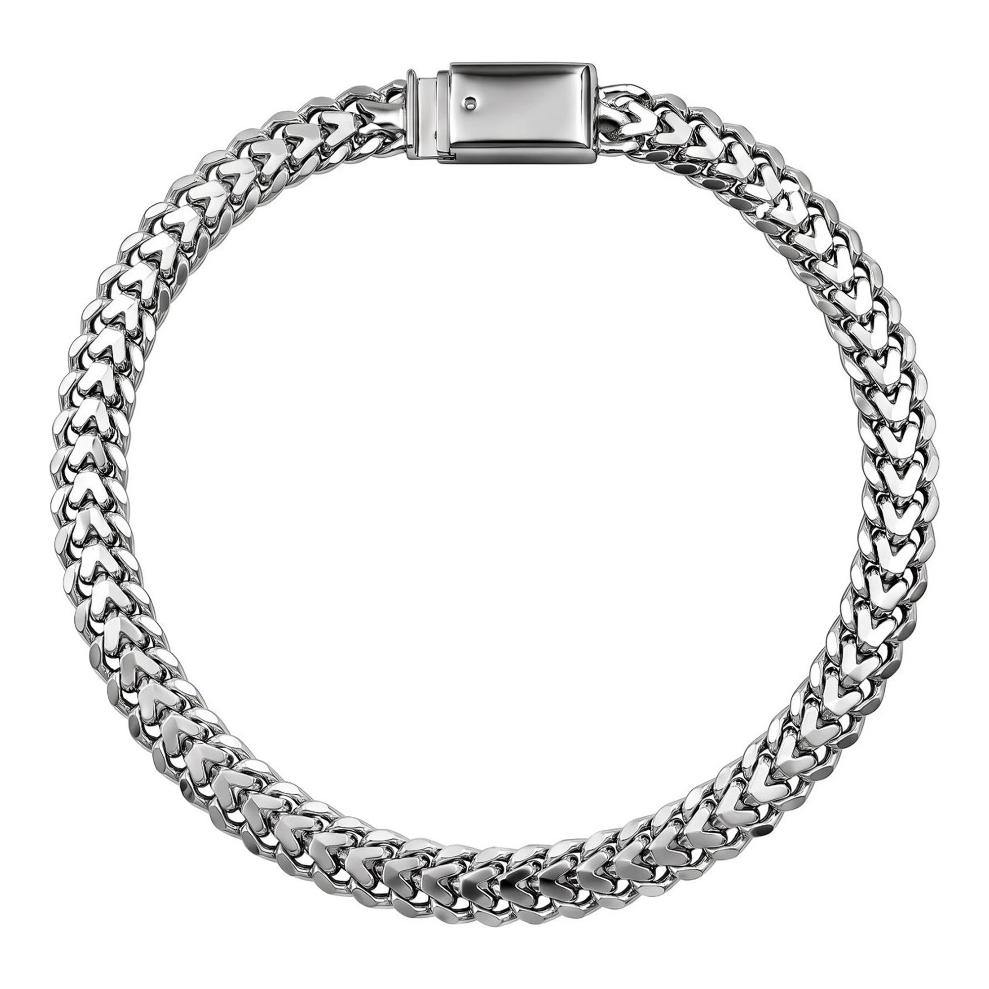 Pulso petatillo de plata ley .925 para hombre tejido a mano 21 cm - Joyaris joyería fina mexicana
