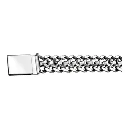 Pulso Petatillo de Plata .925 Tejido Hecho a Mano 21 cm - Imagen 3