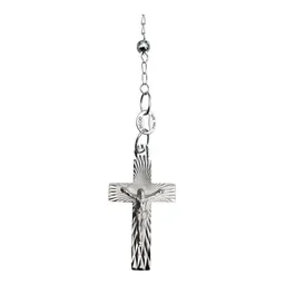 Rosario de Plata .925 Virgen de Guadalupe 60 cm - Imagen 3